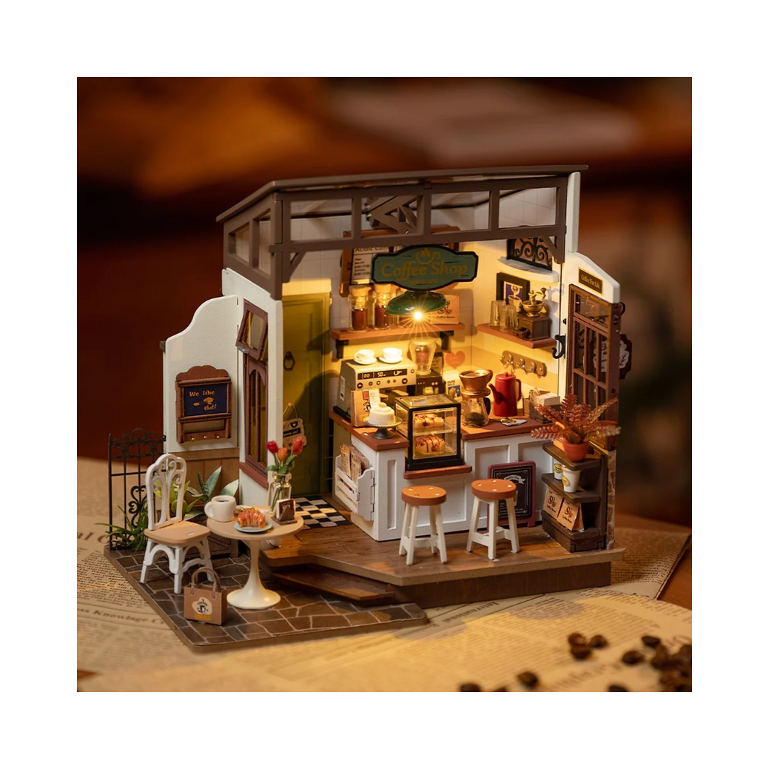 Casa en miniatura café Casa en miniatura café