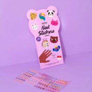 Descubre la diversión con Pegatinas para uñas Friends: 200 diseños de animales, fáciles de aplicar y duraderos, adaptados a todas las tallas de uñas.