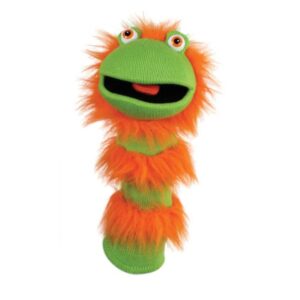 Marioneta Ginger de The Puppet Company: divertida, colorida y ecológica. Ideal para estimular la creatividad en niños desde 18 meses. ¡Descúbrela!