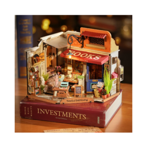 Casa en miniatura Librería de esquina