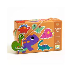 Educativos Puzzle dúo Dinos