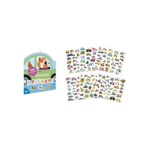 200 PEGATINAS EN HOJAS - VEHICULOS