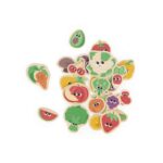 IMANES DE FRUTAS Y VERDURAS 24 PIEZAS
