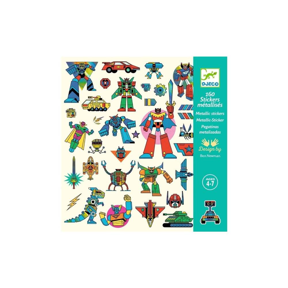 Pegatinas robots Pegatinas robots