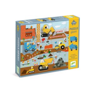 Puzzle gigante sitio de construcción