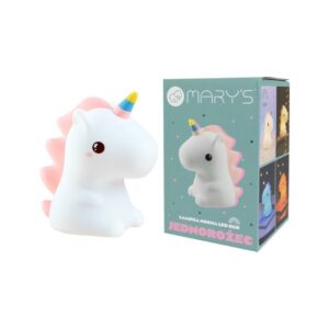 Mary`s lámpara de noche LED RGB unicornio