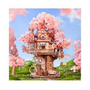Maqueta Puzzle 3D Casa del árbol Sakura