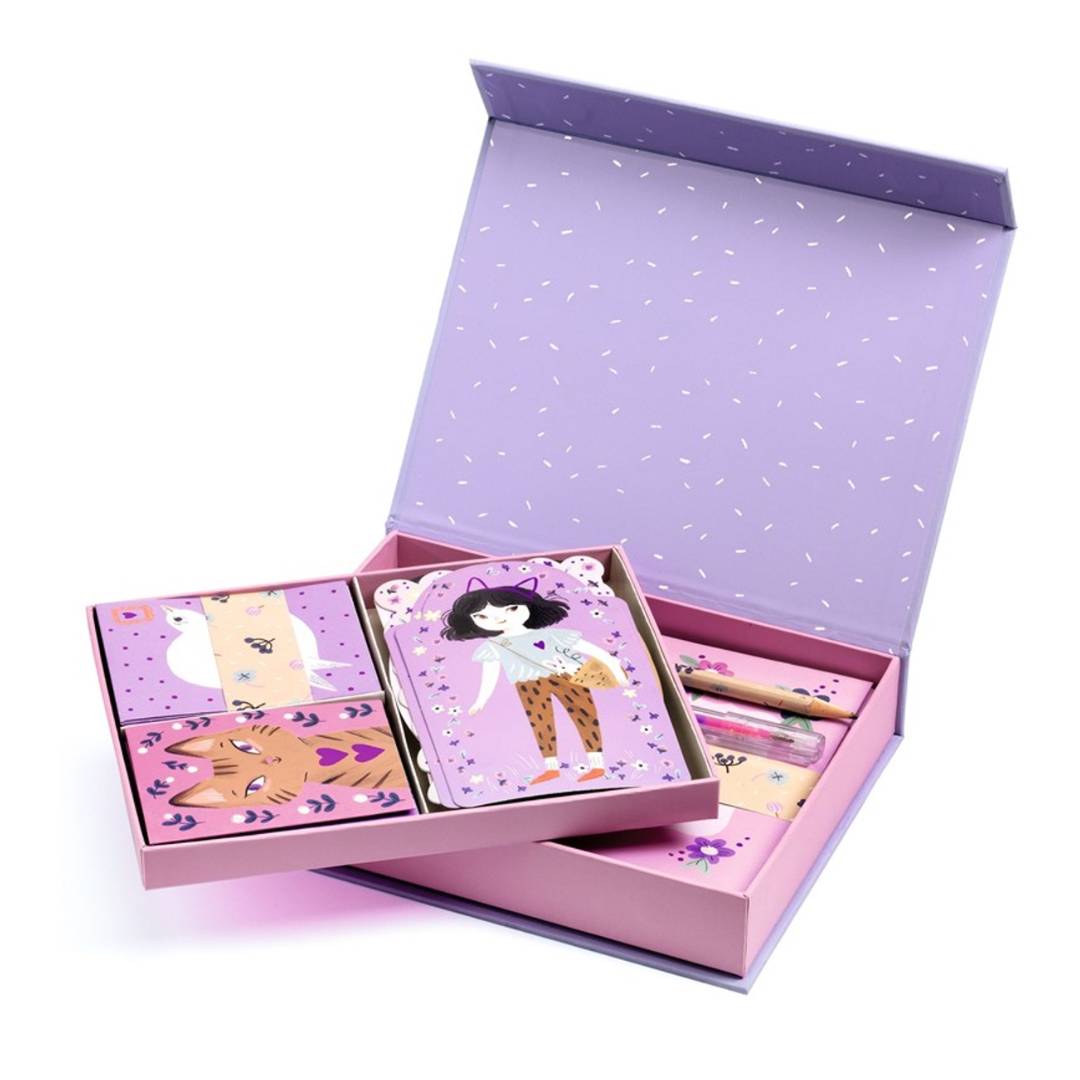 Set de Papelería Infantil Djeco – Lucille (2) Set de Papelería Infantil Djeco – Lucille - Imagen 1